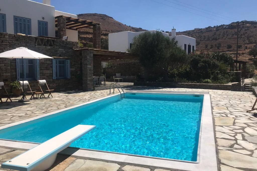 Sunset Villa With Swimming Pool At Tzia Ligia  Esterno foto